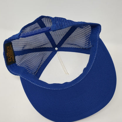 Ciroc Snapback Trucker Hat Blue One Size Adjustable Mesh Back Classics Yupoong