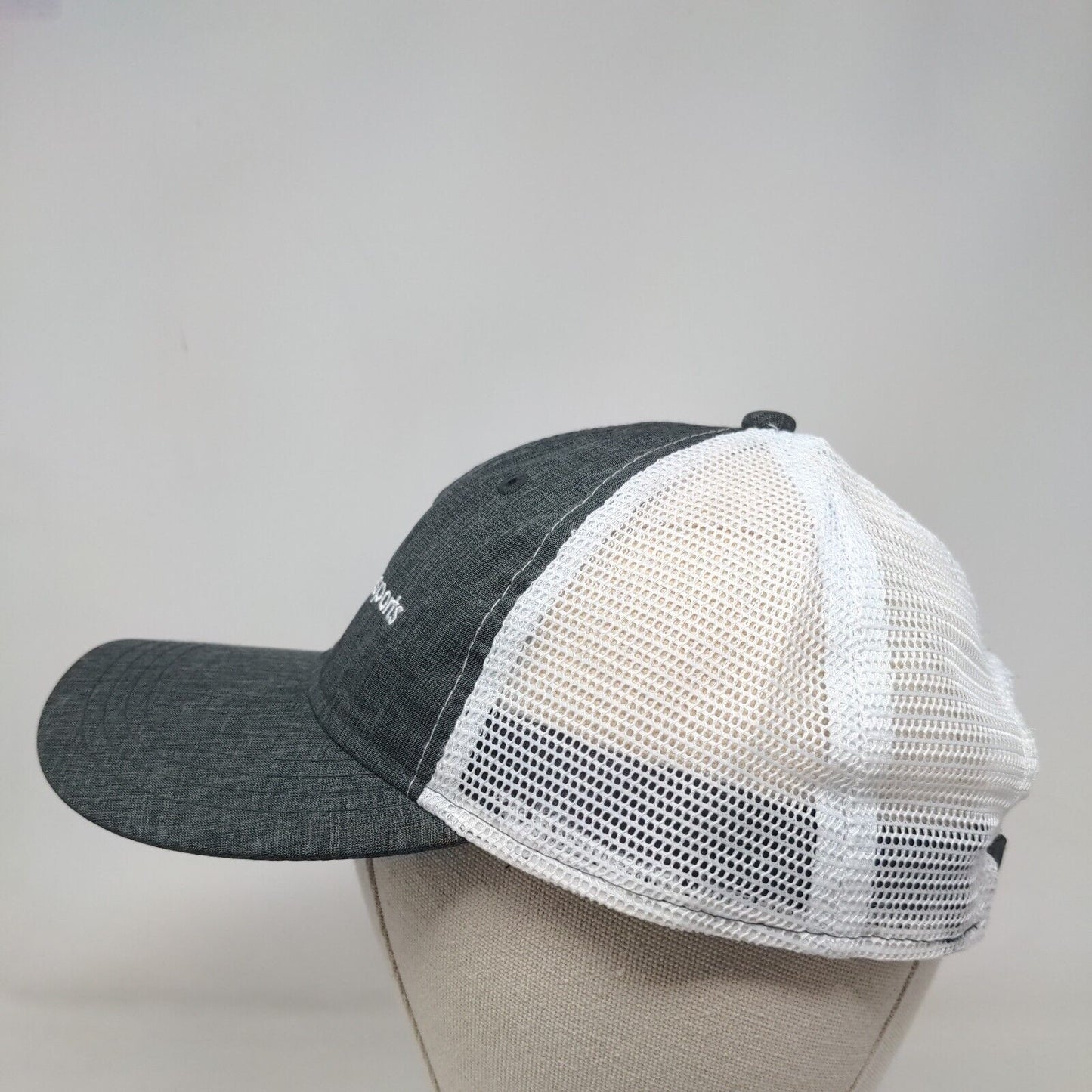 Kissimmee Sports Strapback Mesh Back Trucker Hat Gray OSFA Paramount