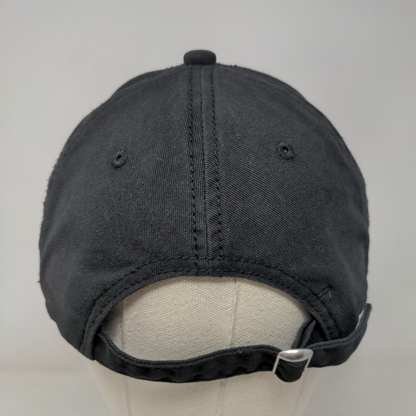 Green Alien Head Slideback Hat Black One Size Adjustable Embroidered