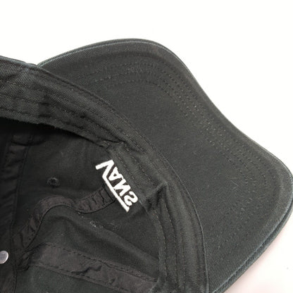 VANS Off The Wall Slideback Hat Black One Size Adjustable Embroidered 6 Panel