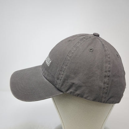 Cap America Baseball Cap Gray One Size RLA Insurance Slideback Adjustable hat