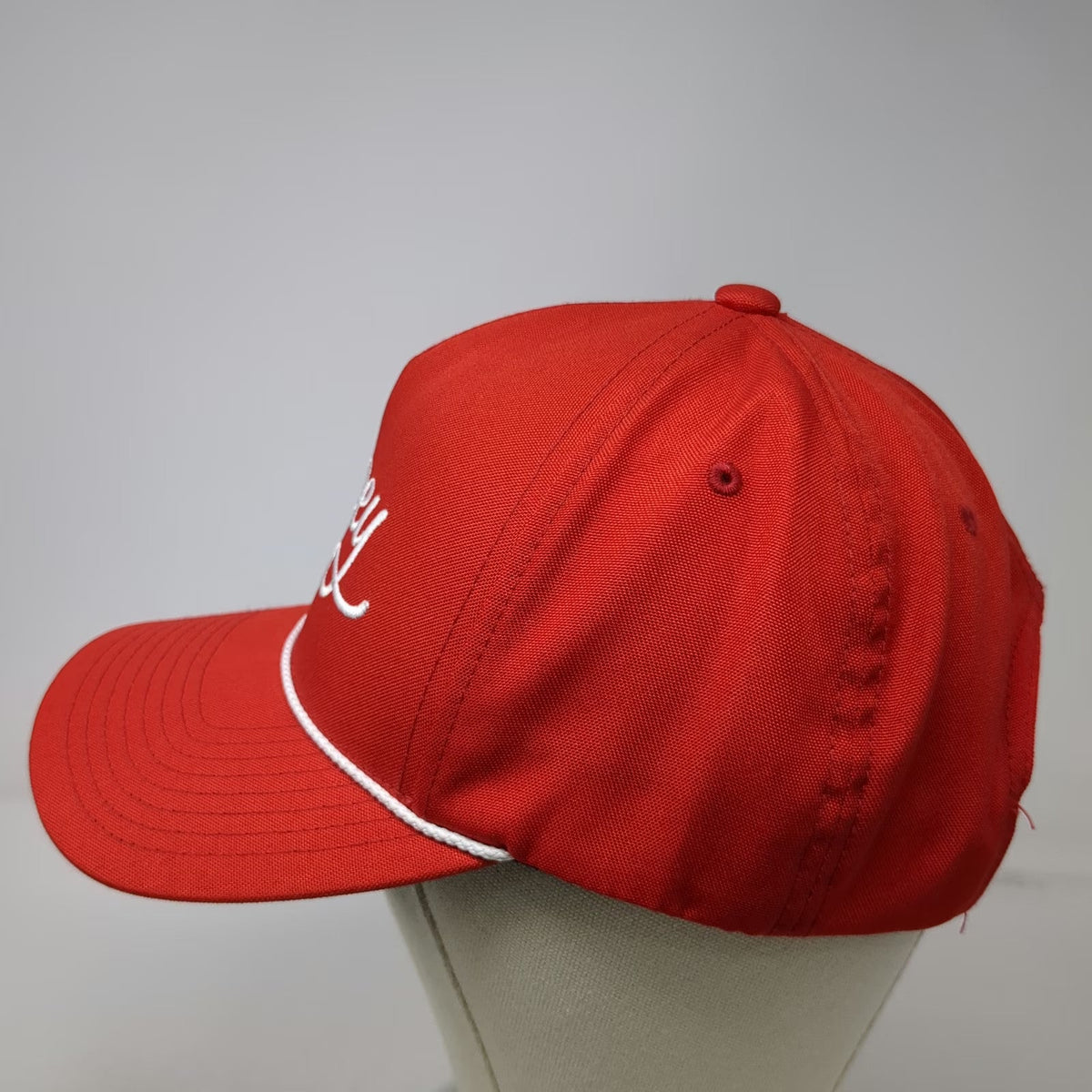 Hooey 5 Panel Red Hat One Size Snapback Western Original Rope Polyester