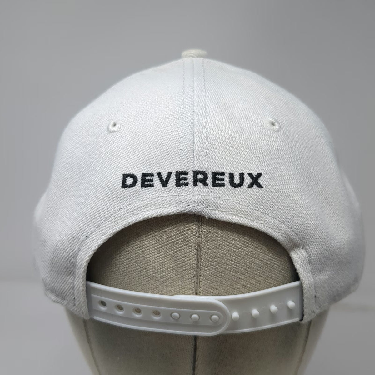 New Era Snapback White One Size G*LF Devereux Golf Flat Bill Adjustable Hat
