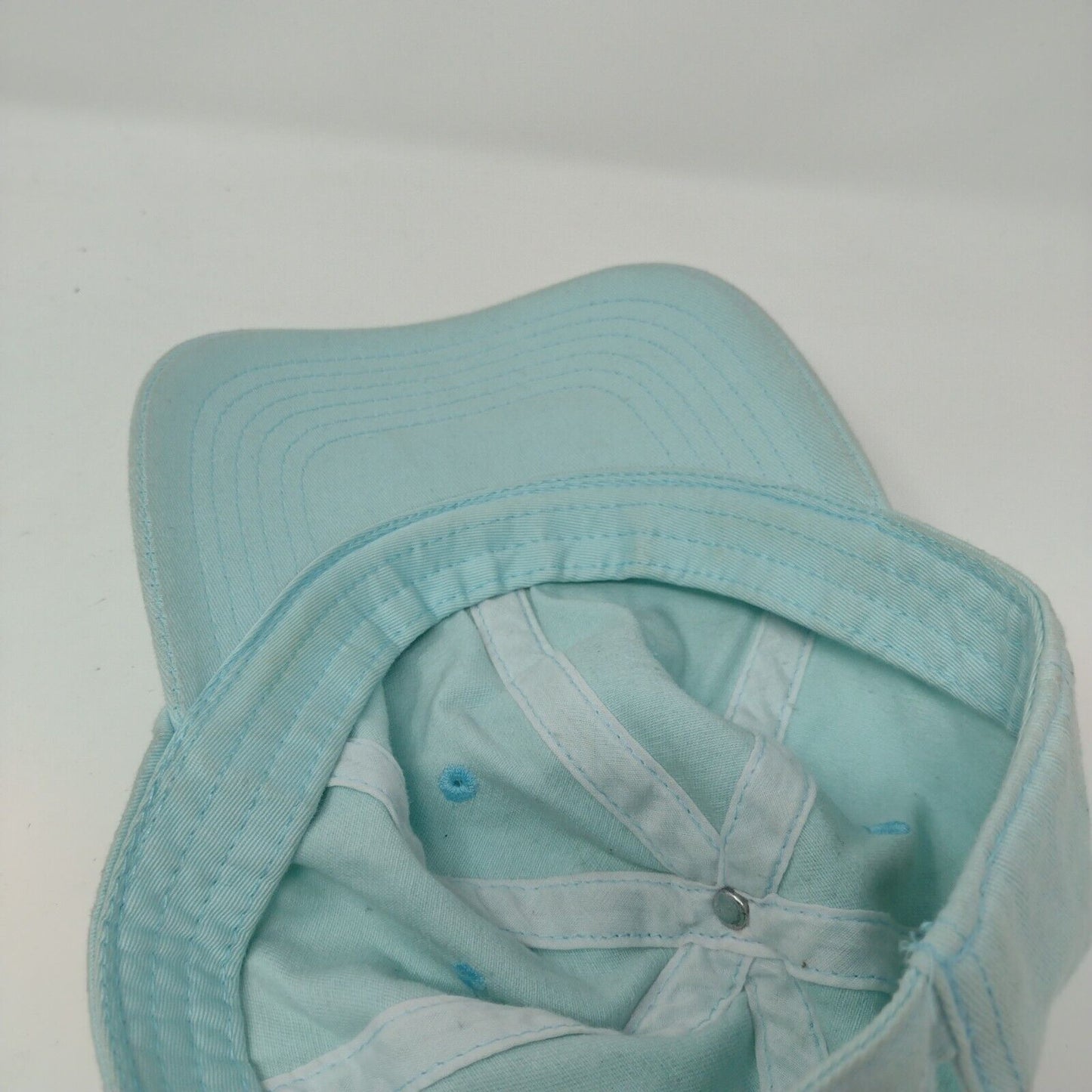 Chok Lids Skideback Hat Blue OSFA Adjustable Vented Holes 6 Panel Blank