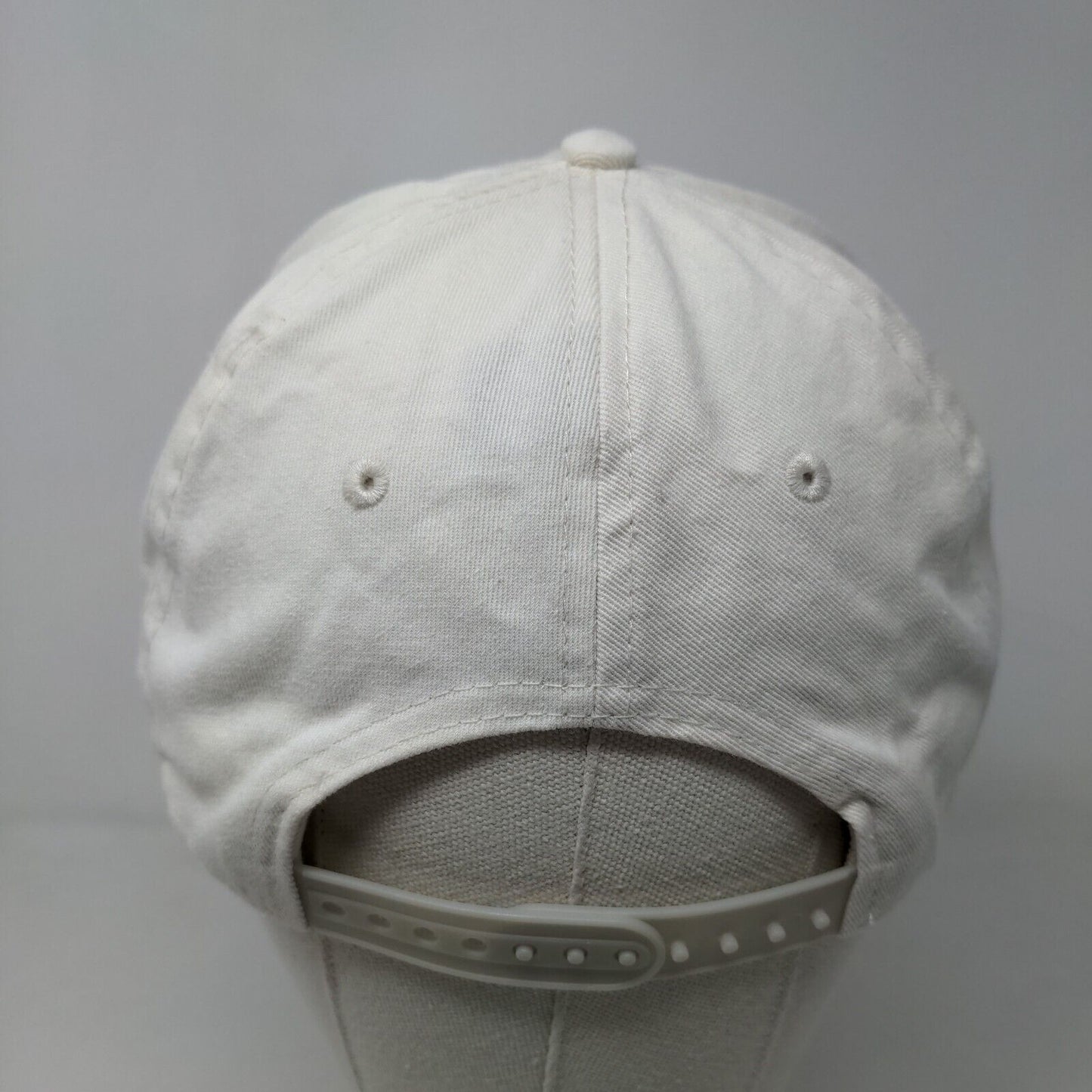 Topo Men's Snapback Hat White Size OS Embroidered Logo 100% Cotton