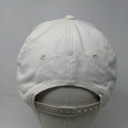 Topo Men's Snapback Hat White Size OS Embroidered Logo 100% Cotton