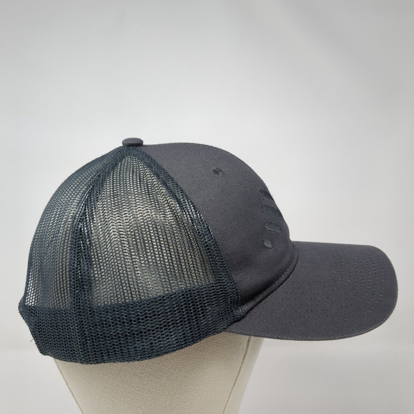 Cradlepoint Snapback Trucker Hat Gray OS Adjustable Mesh Back Port Authority