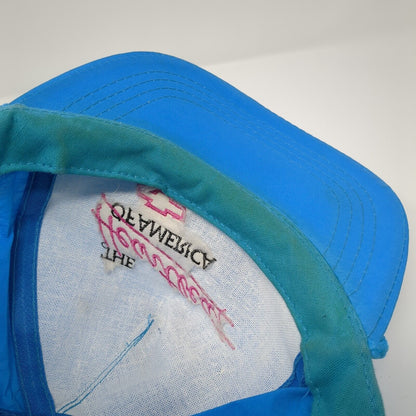 Vintage Chevrolet Snapback Trucker Hat Blue OSFA The Heartbeat of America