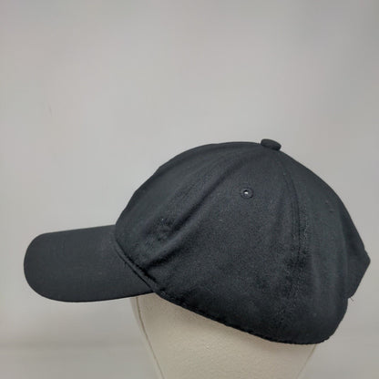 100 Slideback Hat Black One Size Embroidered 6 Panel Sole Addiction