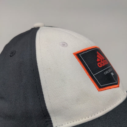 Adidas Carlsbad CA Snapback Hat Black OSFM Adjustable Colorblock 6 Panel