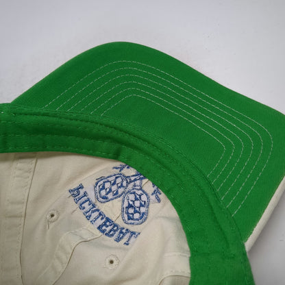 Beige Baseball Cap One Size Pickleball Varsity Meet Me At The Court Green Hat