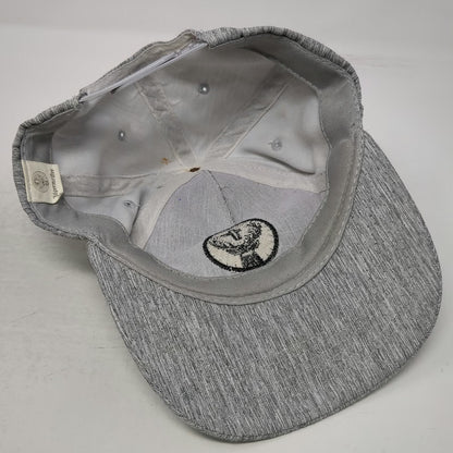 Jägermeister Gray 5 Panel Hat One Size Snapback Stag Logo Embroidered Adjustable