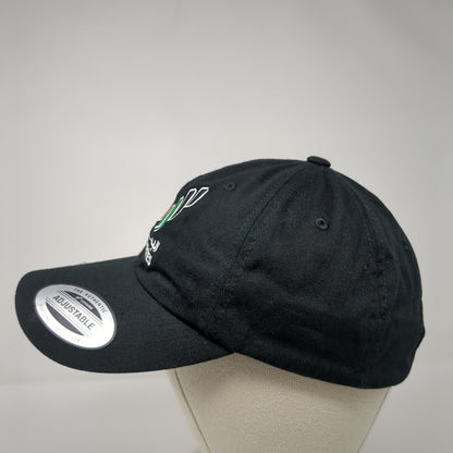 The Emirates Slideback Hat Black OSFA Adjustable Embroidered Yupoong