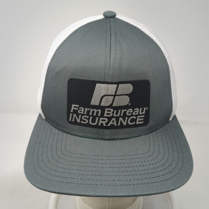 Pacific Headwear Snapback Gray One Size Farm Bureau Insurance Mesh Trucker Hat