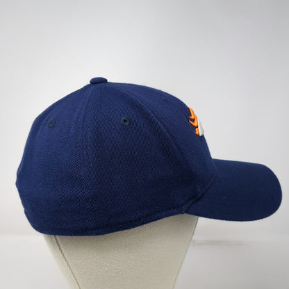 Reebok Denver Broncos NFL Blue Cap One Size Stretch Fit OSFA Shield Logo Hat