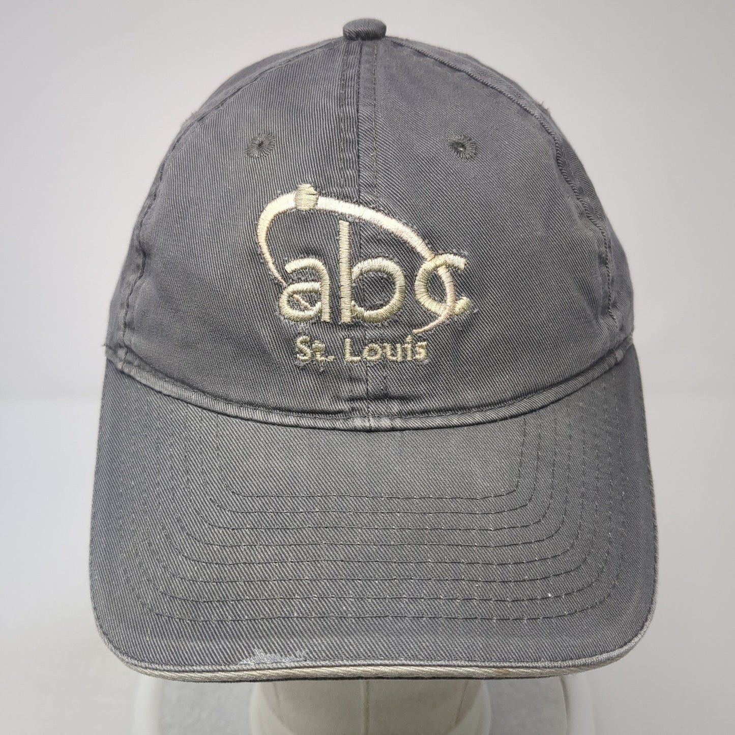 ABC St. Louis Strapback Hat Gray One Size Adjustable Port & Company