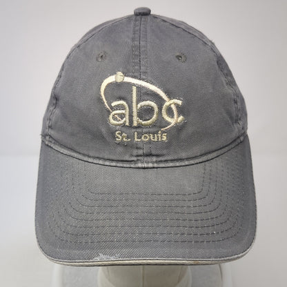 ABC St. Louis Strapback Hat Gray One Size Adjustable Port & Company
