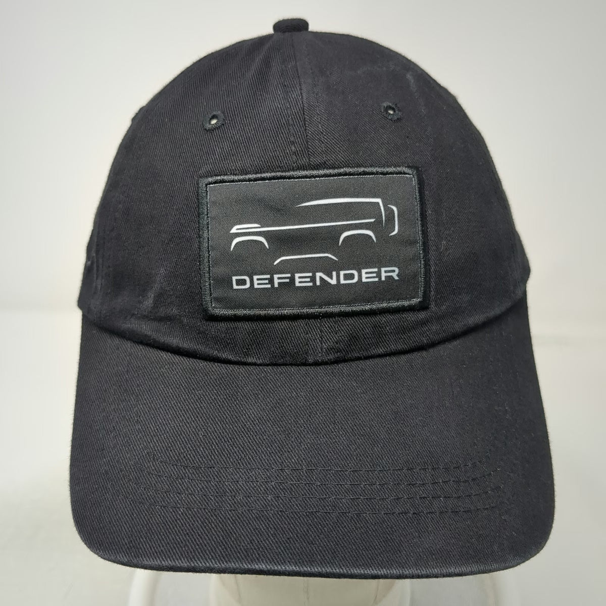 Land Rover Defender Baseball Cap Black One Size SUV Silhouette Patch Cotton Hat