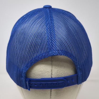 TravisMathew Trucker Hat Blue One Size Pineapple Print Mesh Back Snapback Golf