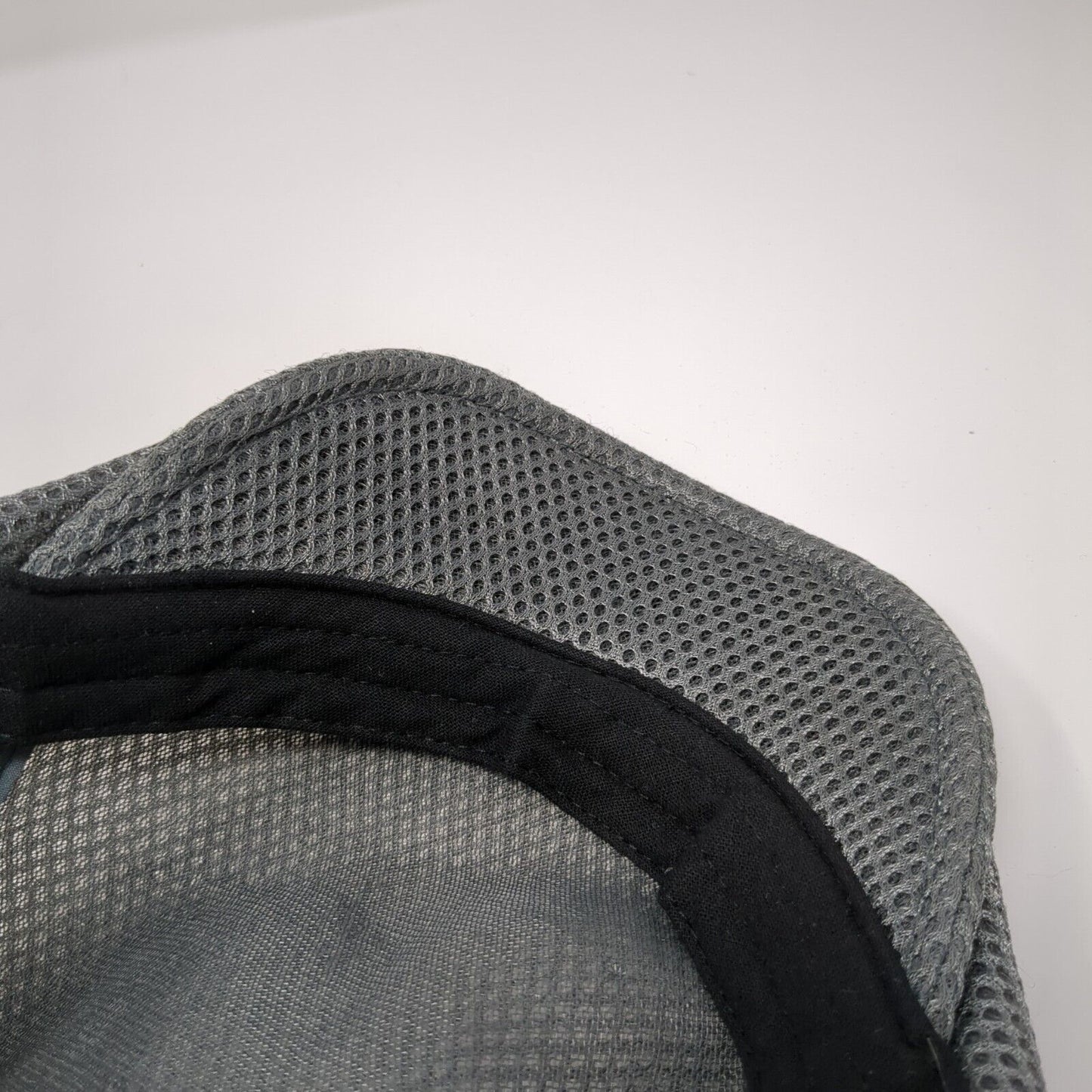 Unbranded Flat Cap Gray One Size Adjustable Mesh Breathable Blank