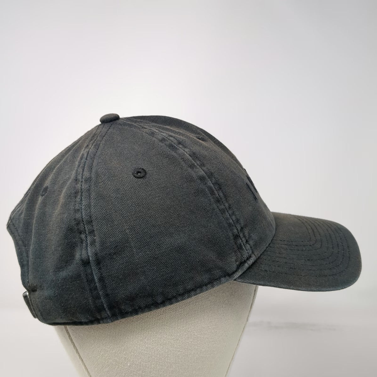 Jordan Brand Baseball Cap Black One Size Jumpman Logo Slideback Cotton Twill Hat