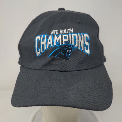 New Era Men's Fitted Hat Gray M-L Embroidered Carolina Panthers NFC South Champs
