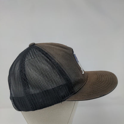 Aloha Snapback Mesh Back Trucker Hat Black One Size Adjustable Honolua