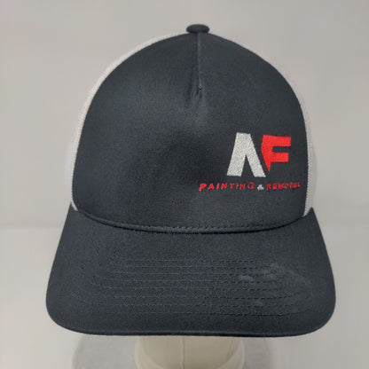 AF Painting & Remodel Black OSFM Adjustable Embroidered Mesh Pacific Headwear