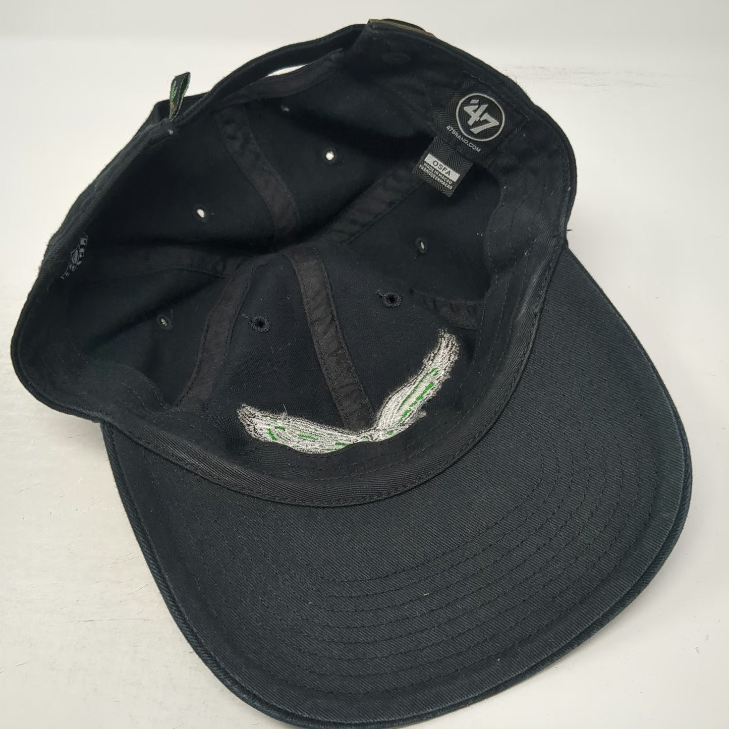 Philadelphia Eagles NFL 47 Baseball Cap Black One Size Cotton Slideback Hat