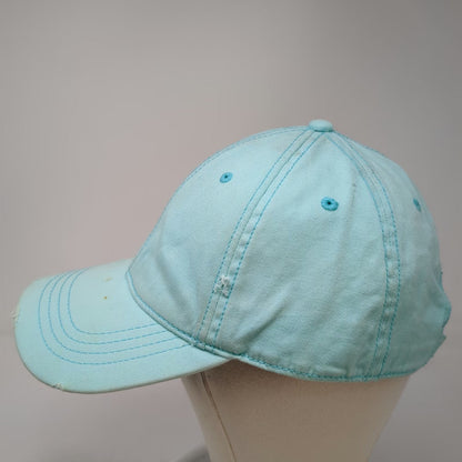 American Eagle Baseball Cap Blue One Size Distressed Cotton Slideback Plain Hat