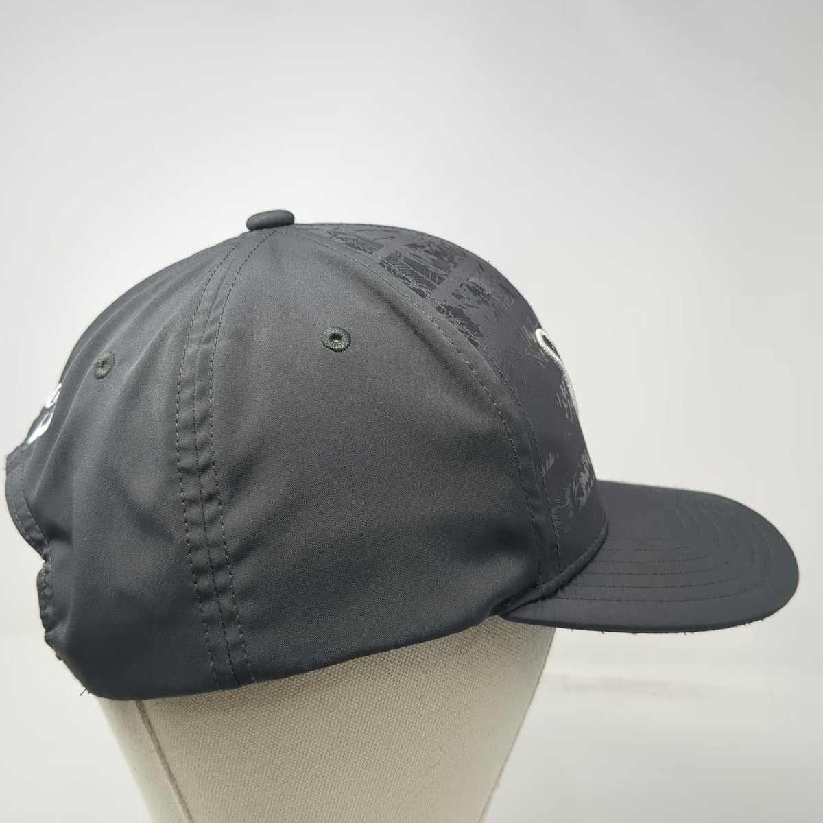 Callaway Snapback Hat Gray One Size Kapalua Hawaii Shaka Palm Pattern Logo Golf