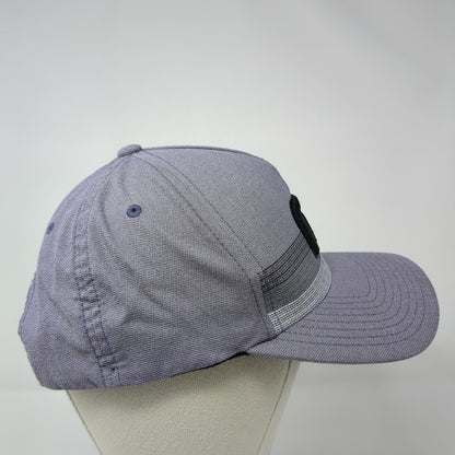 Travis Mathew Snapback Hat Purple One Size Embroidered Flexfit 110