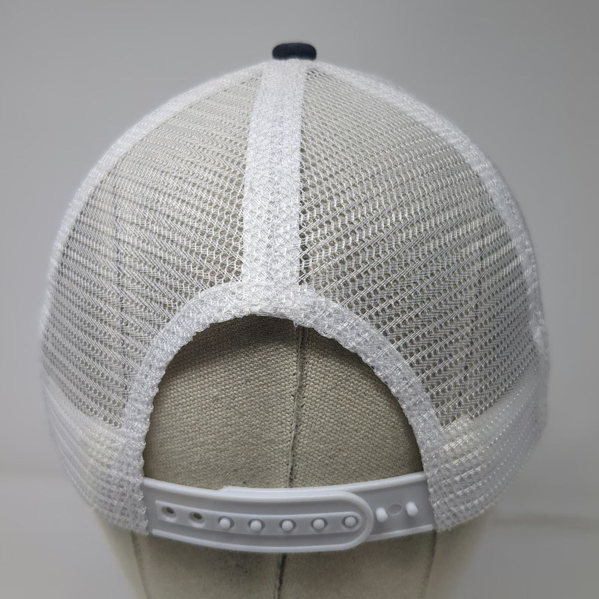 Cap America Trucker Hat Blue White One Size TrueNorth Steel Snapback Mesh Back