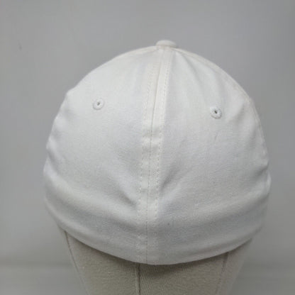 Port Authority Men's Fitted Hat S-M Embroidered MSU Ice Hockey Logo Cotton Blend