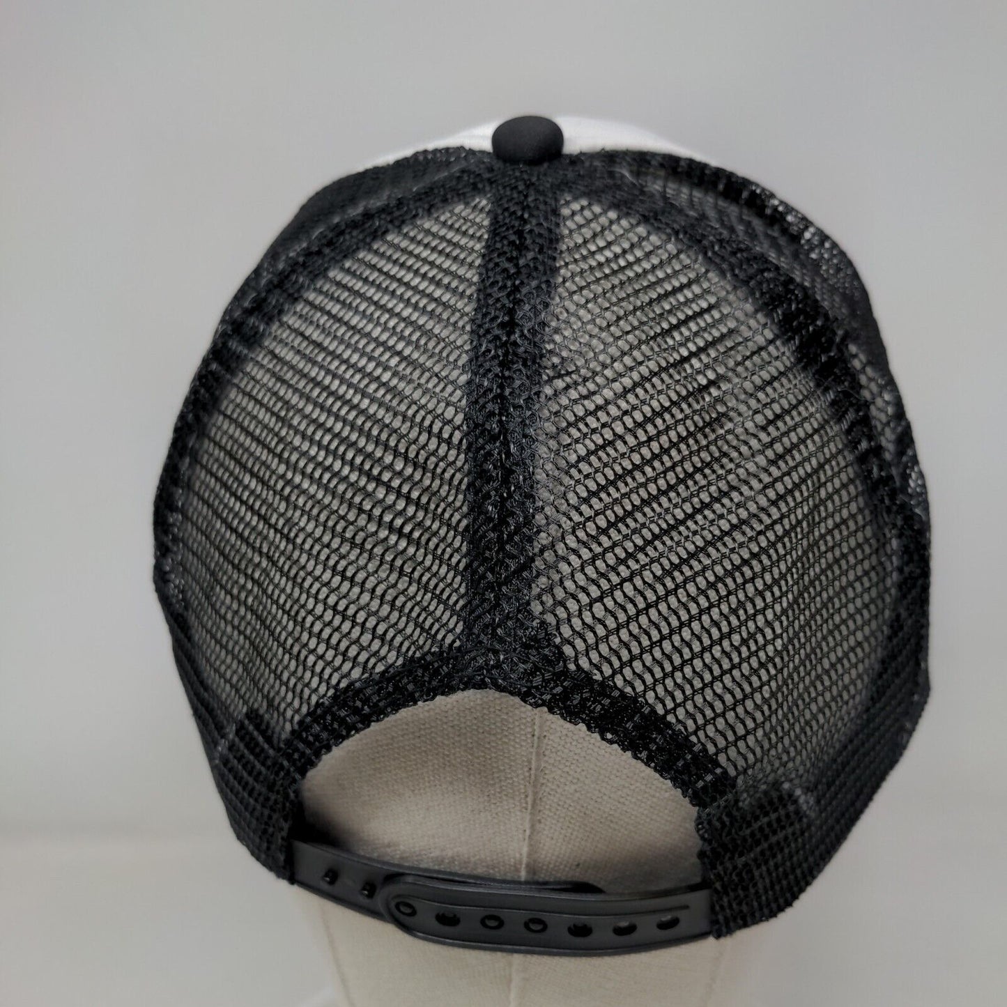 Know It All Camino Snapback Mesh Back Rope Trucker Hat Black One Size Nissin