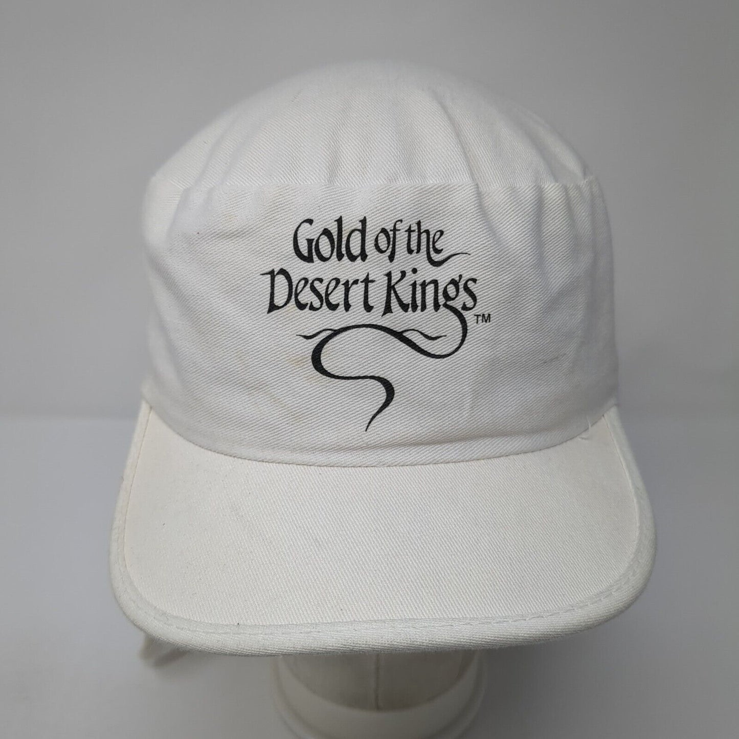 Gold of the Desert Kings Slideback Hat White One Size Neck Flap Crowd