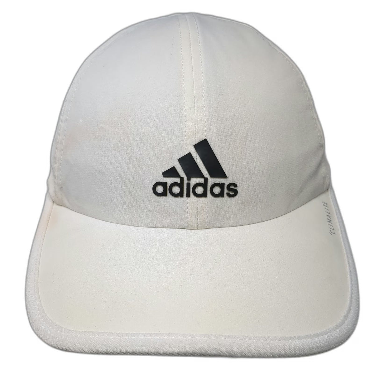 Adidas Baseball Cap White One Size Climalite Mesh Performance Athletic Golf Hat