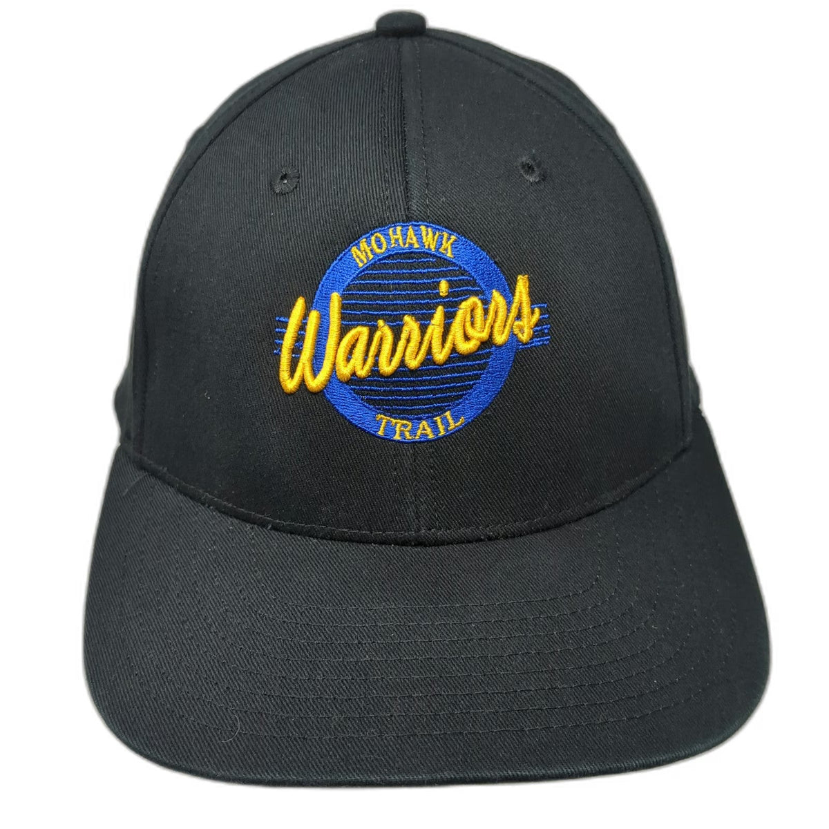 The Game Snapback Black One Size Mohawk Trail Warriors Hat Logo Graphic Cotton