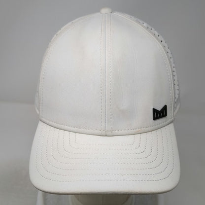 Melin Trucker Hat White One Size Perforated Performance Snapback Hydro A-Game