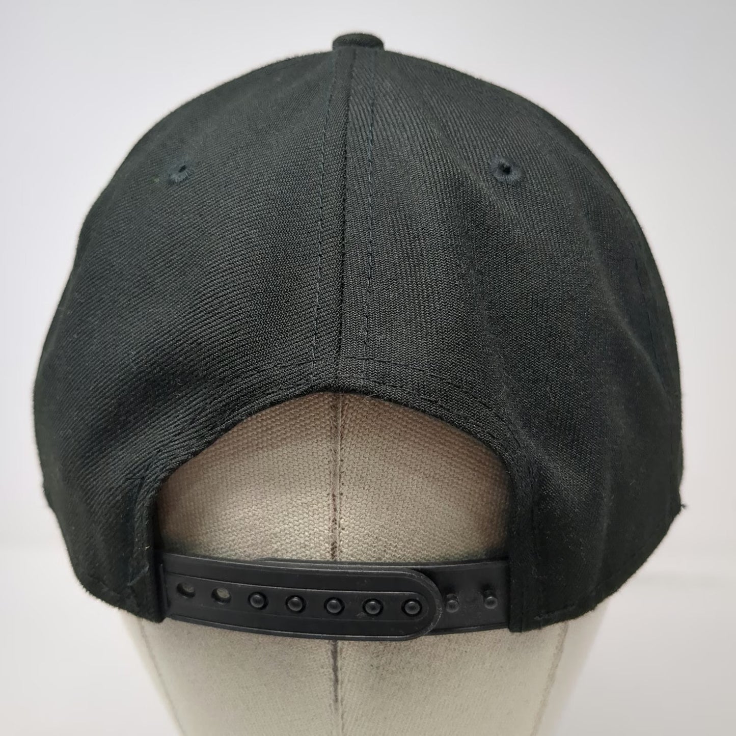 New Era Snapback Hat Black One Size Paper Plane 9FIFTY Flat Brim Stars Stripes