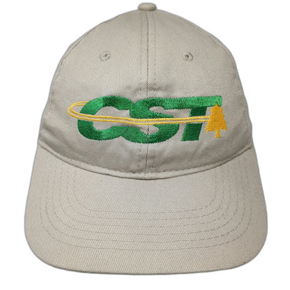 Apollo USA Baseball Cap Beige One Size CST Pine Tree Logo Embroidered Hat Curved