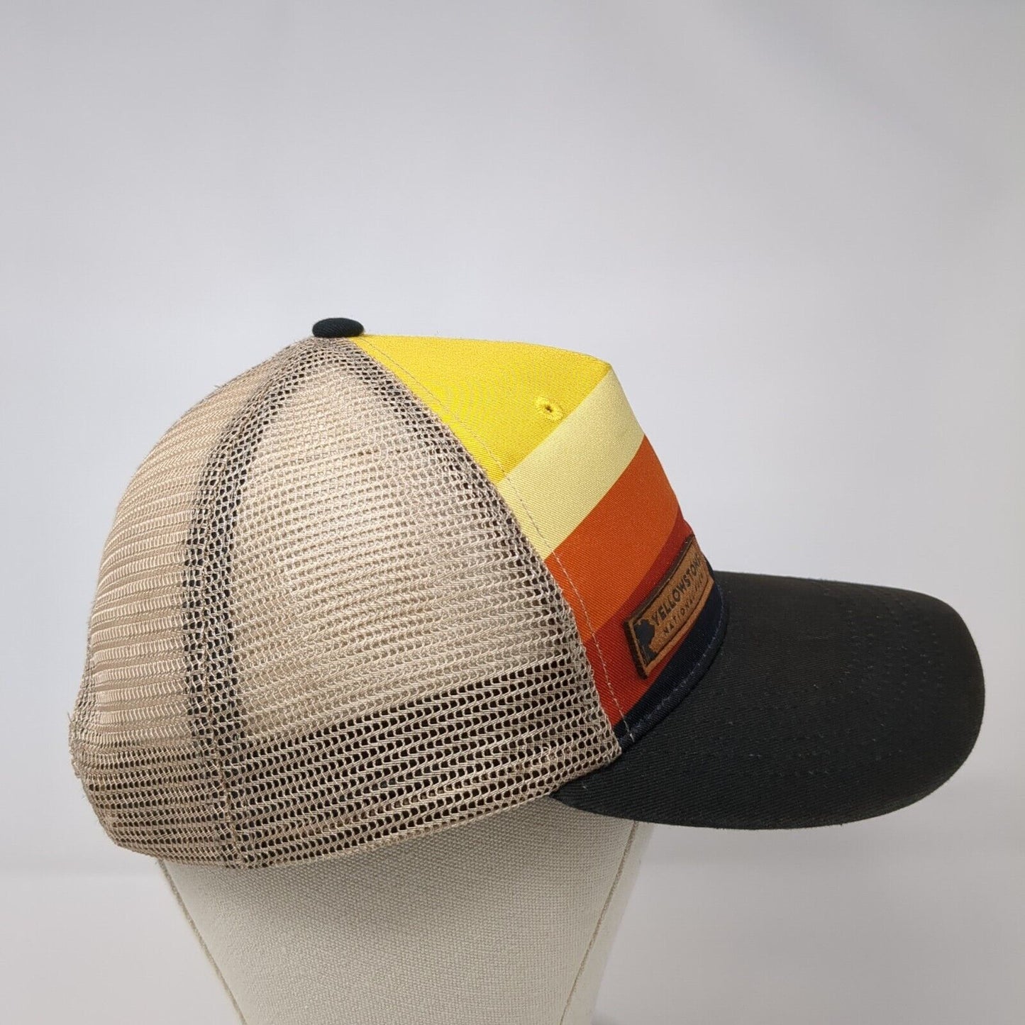 Yellowstone National Park Snapback Trucker Hat Multicolor OSFA Mesh Back
