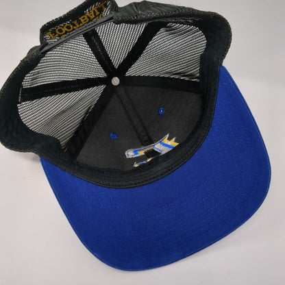 Cougar Football 112 Snapback Trucker Hat Blue One Size Mesh Back Richardson