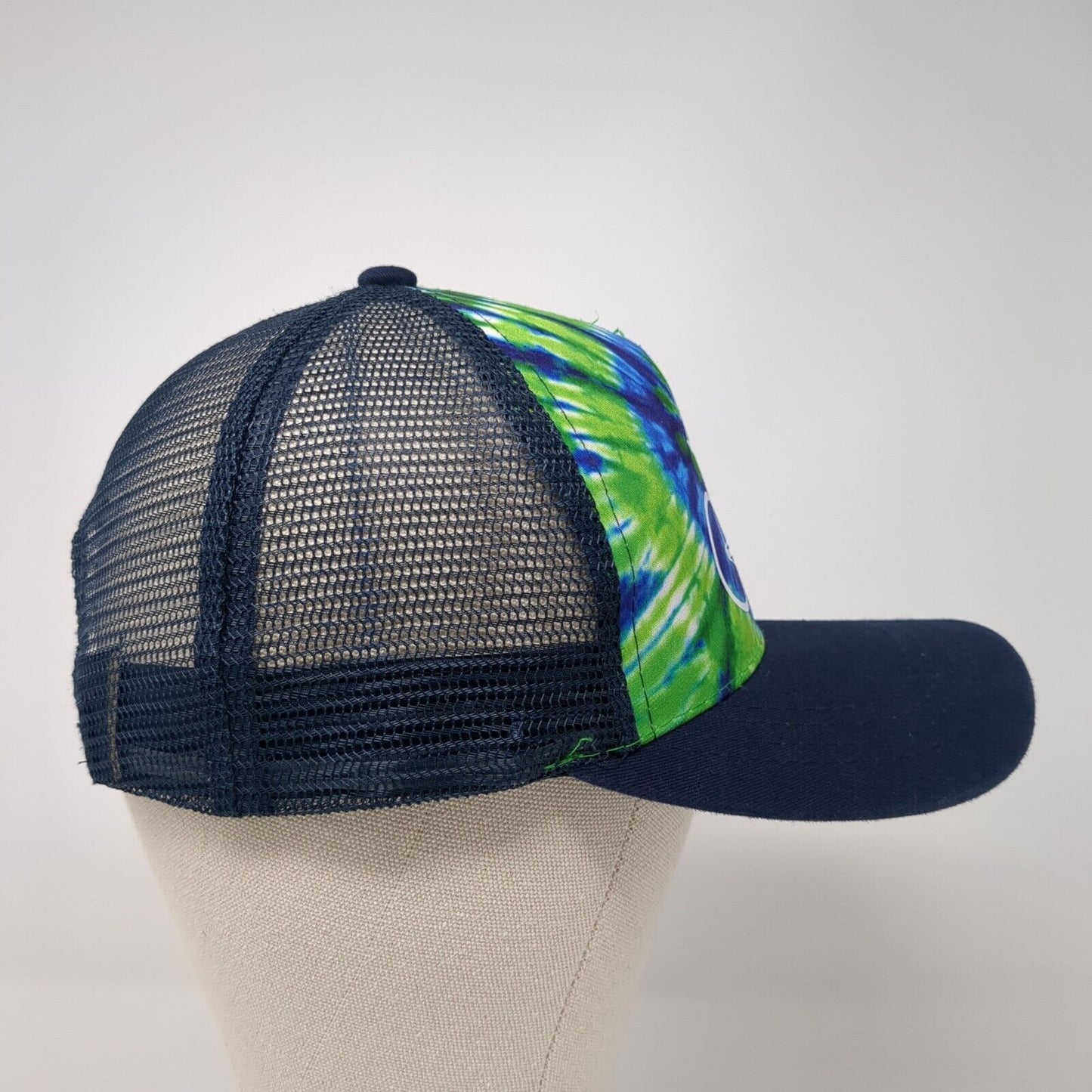 Bicycle Snapback Trucker Hat Multi One Size Tie Dye Mesh Back Pit Bull