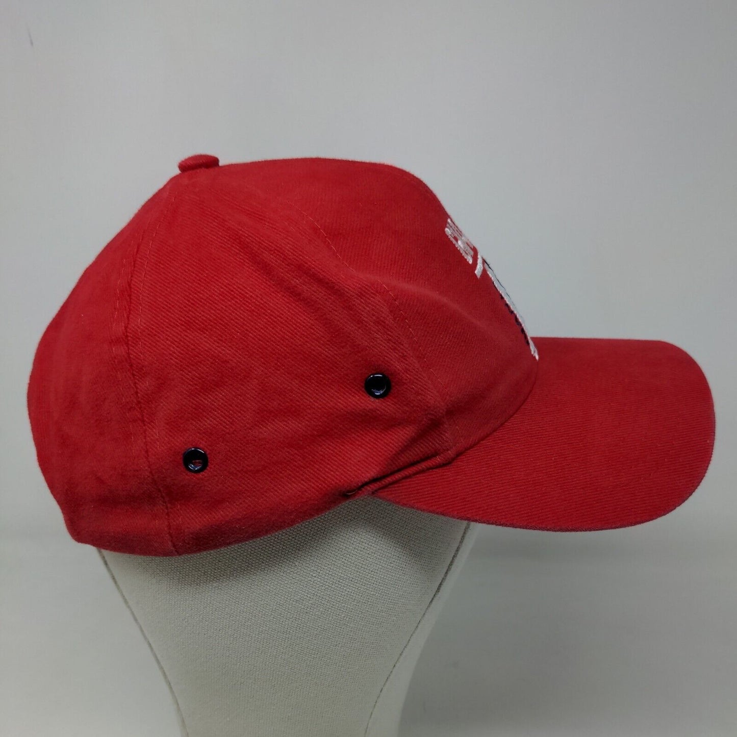 Logo 7 Men's Snapback Hat Red Size OSFA Embroidered NFL New York Giants Logo