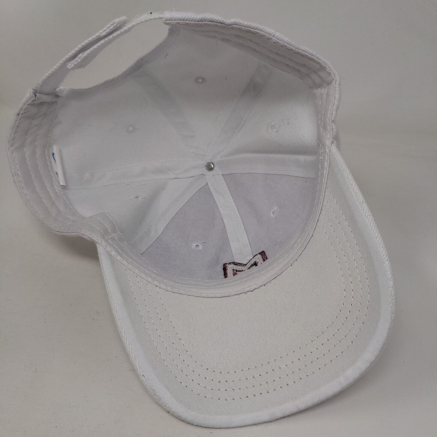 Memphis Redbirds Strapback Hat White One Size Adjustable Embroidered 6 Panel