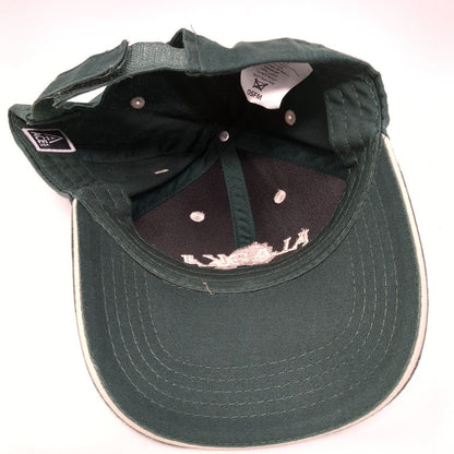 Alaska Strapback Hat Green One Size Adjustable Embroidered ACE USA