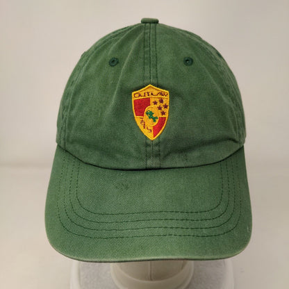 Outlaw 1963 Slideback Hat Green One Size Embroidered 6 Panel Yupoong