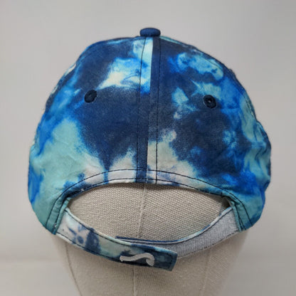 Panama City Beach Florida Strapback Hat Blue OS Adjustable Tie Dye Surf Style