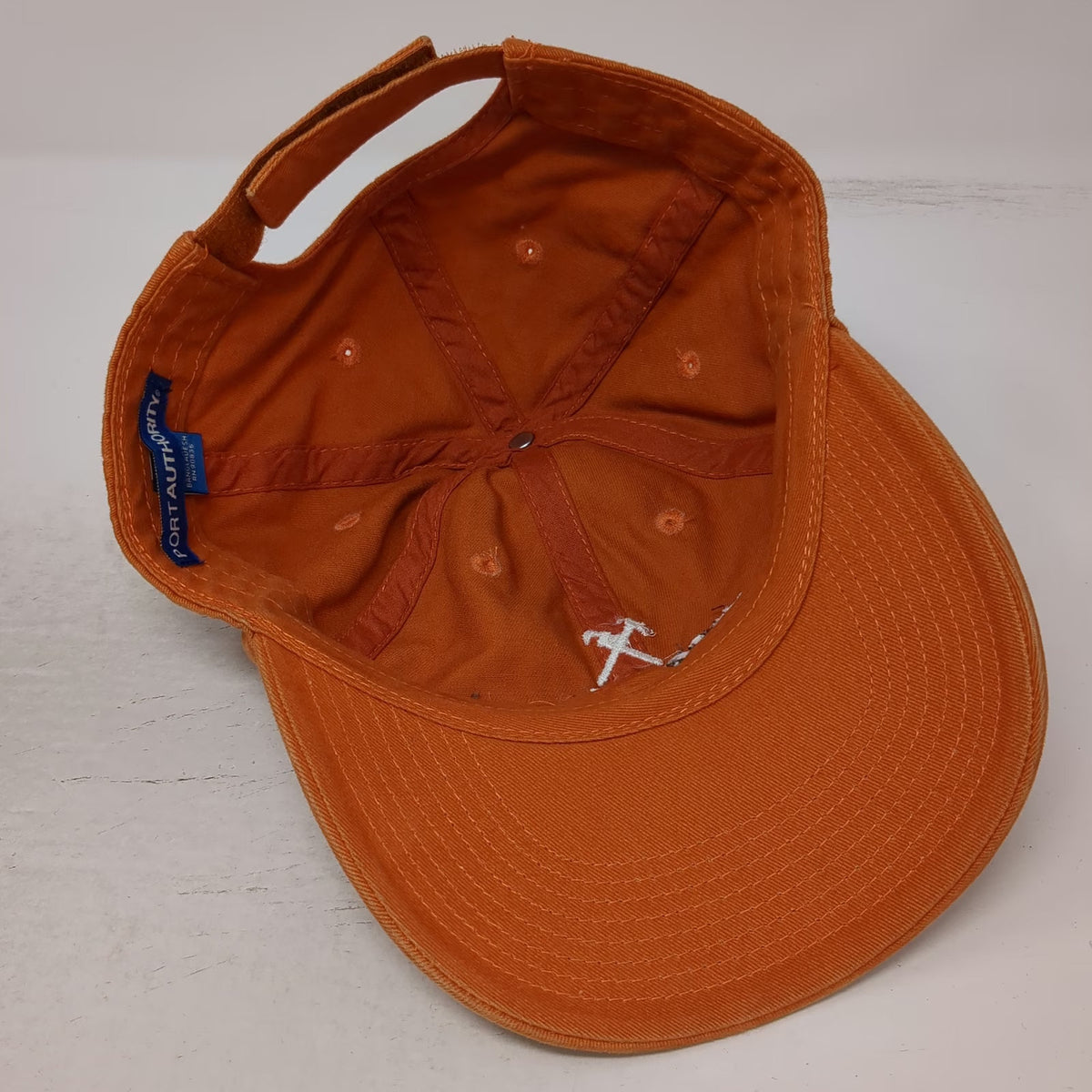 Port Authority Baseball Cap Orange One Size Strapback Handy Tenant Tools Hat